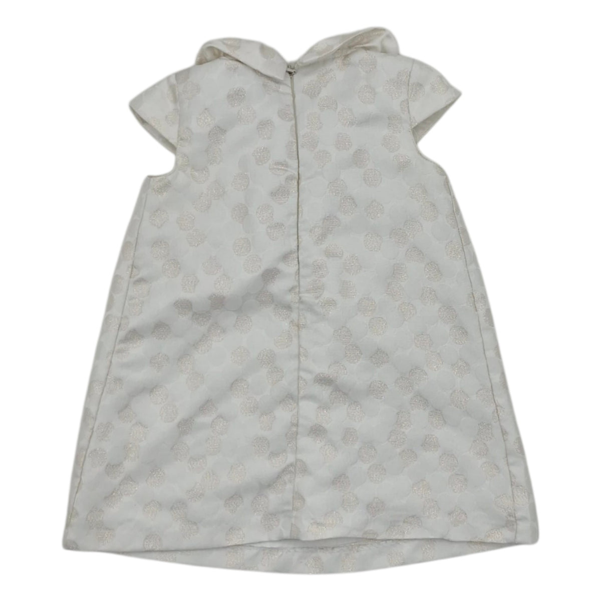 Vestido beige con circulos — Talla 12 a 18 meses | Usado