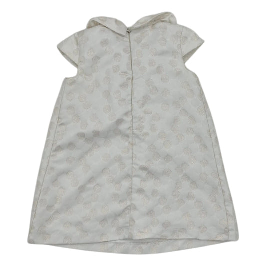 Vestido beige con circulos — Talla 12 a 18 meses | Usado