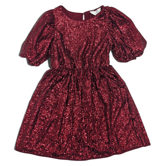 Vestido de gala con lentejuelas para niña — Talla 8 -9 | Usado
