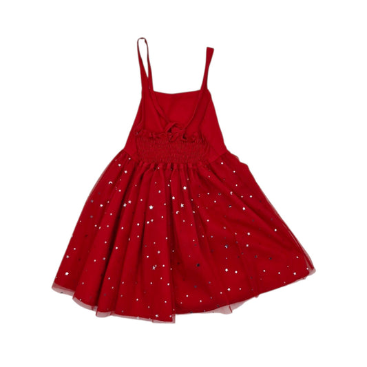 Vestido elegante de tiras rojo para niña — Talla 12 a 18 meses | Usado