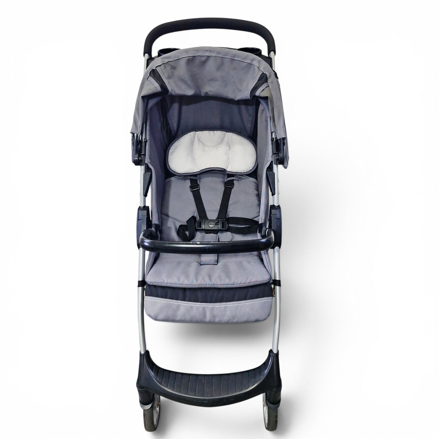 Coche Chicco Mini Bravo Sport Travel System Carbon Gris con Silla de Carro | Usado