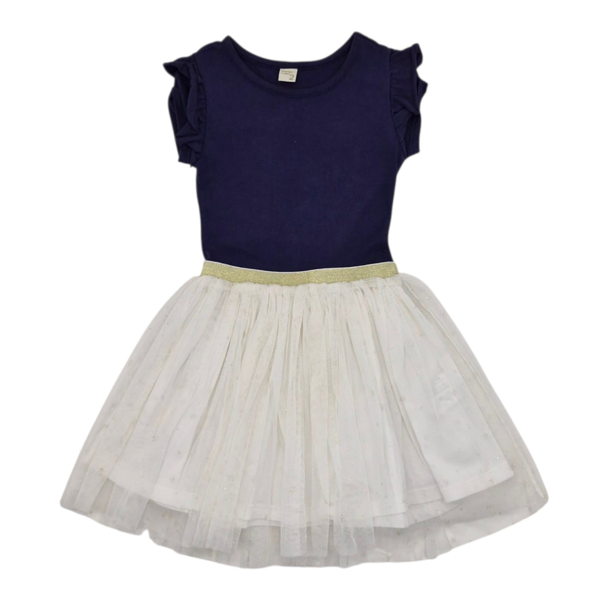 Vestido azul y beige — Talla Talla 2T | Usado