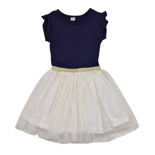 Vestido azul y beige — Talla Talla 2T | Usado
