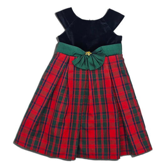 Vestido largo estilo escoces — Talla 3T | Usado