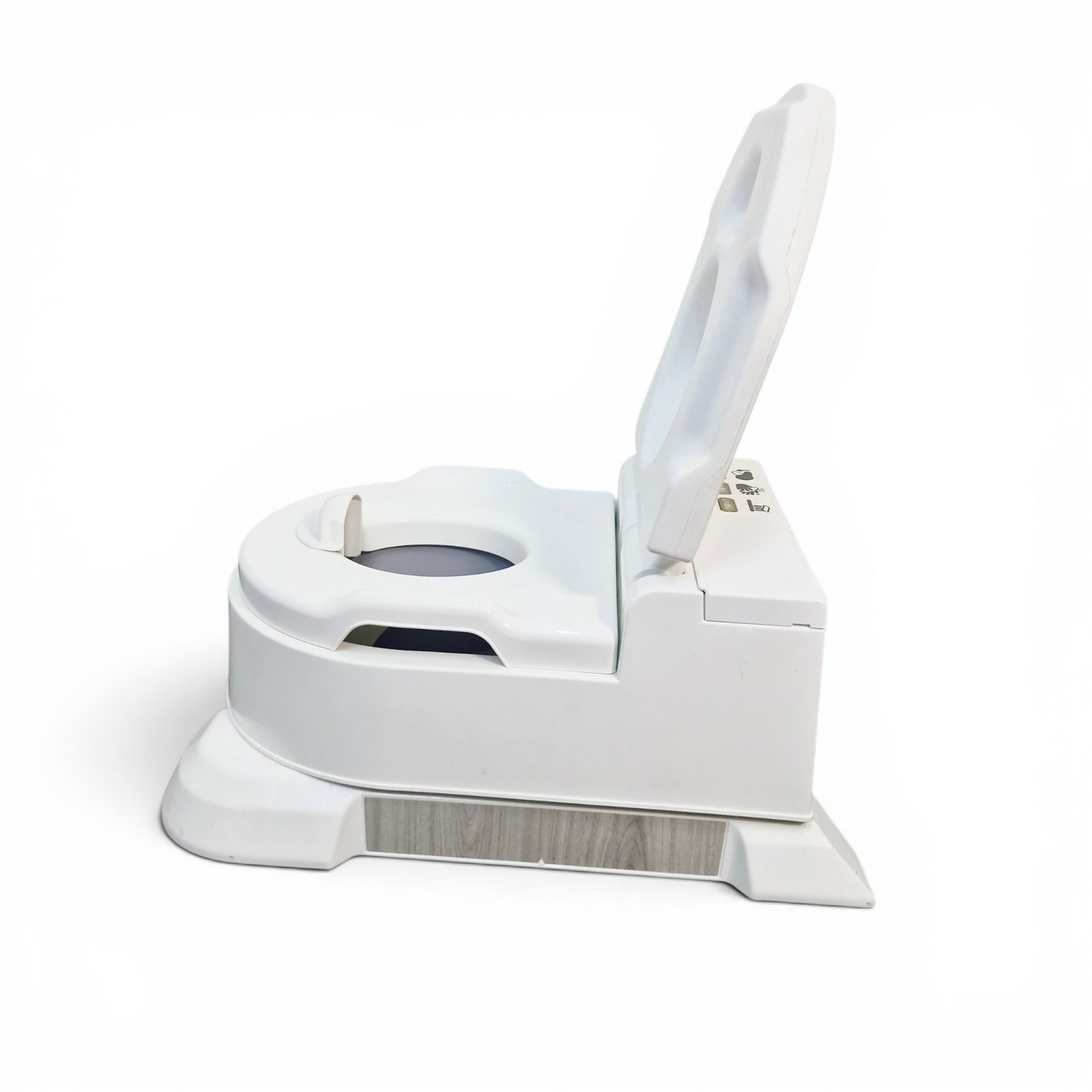 Vasenilla Fisher Price de lujo Blanca 4 en 1 — Con Sonidos Reales de Descarga | Usada