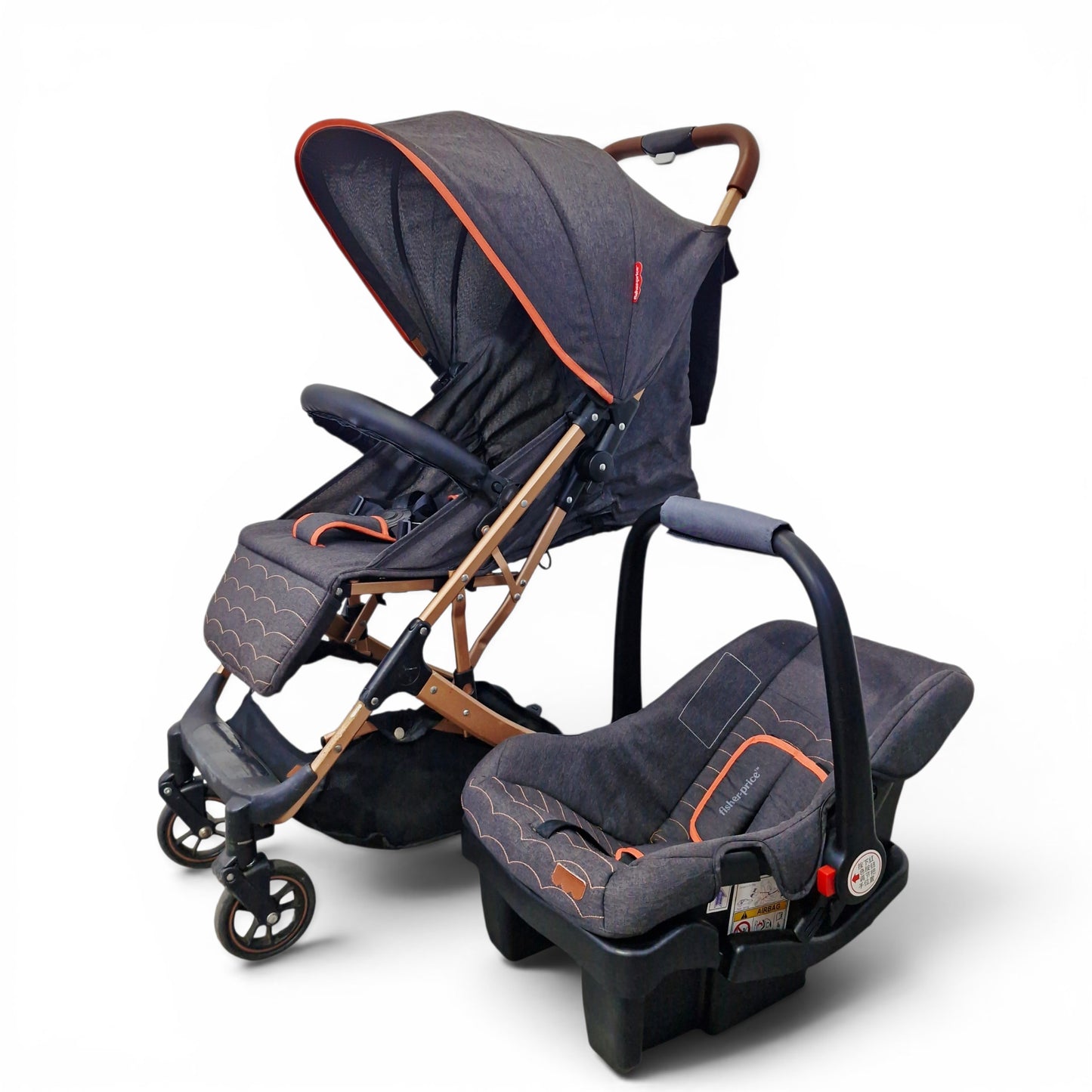 Coche Paseador Fisher Price Tipo Maleta — Recomendado hasta 3 Años | Usado