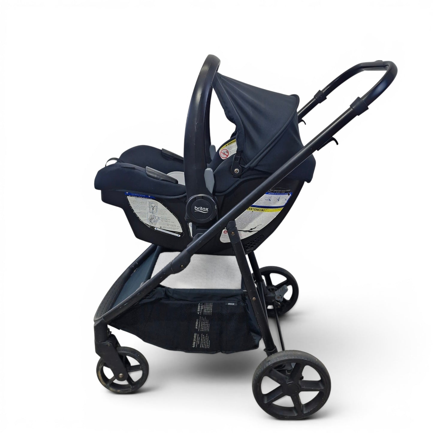Coche Britax Brook Negro con Silla de Carro — Travel System | Usado