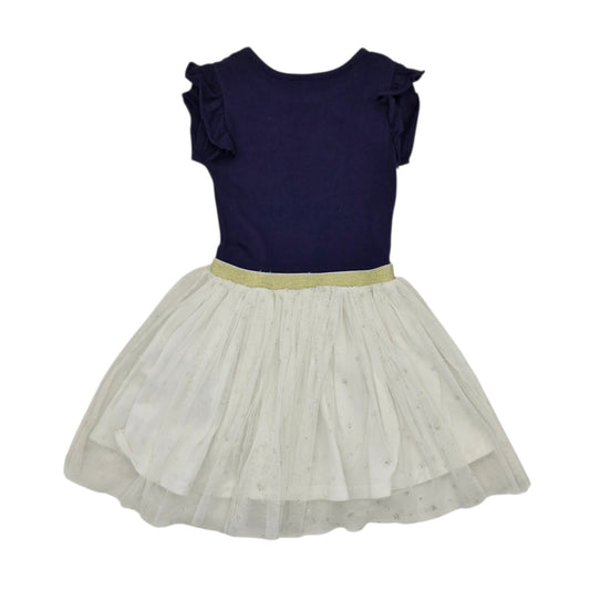 Vestido azul y beige — Talla Talla 2T | Usado
