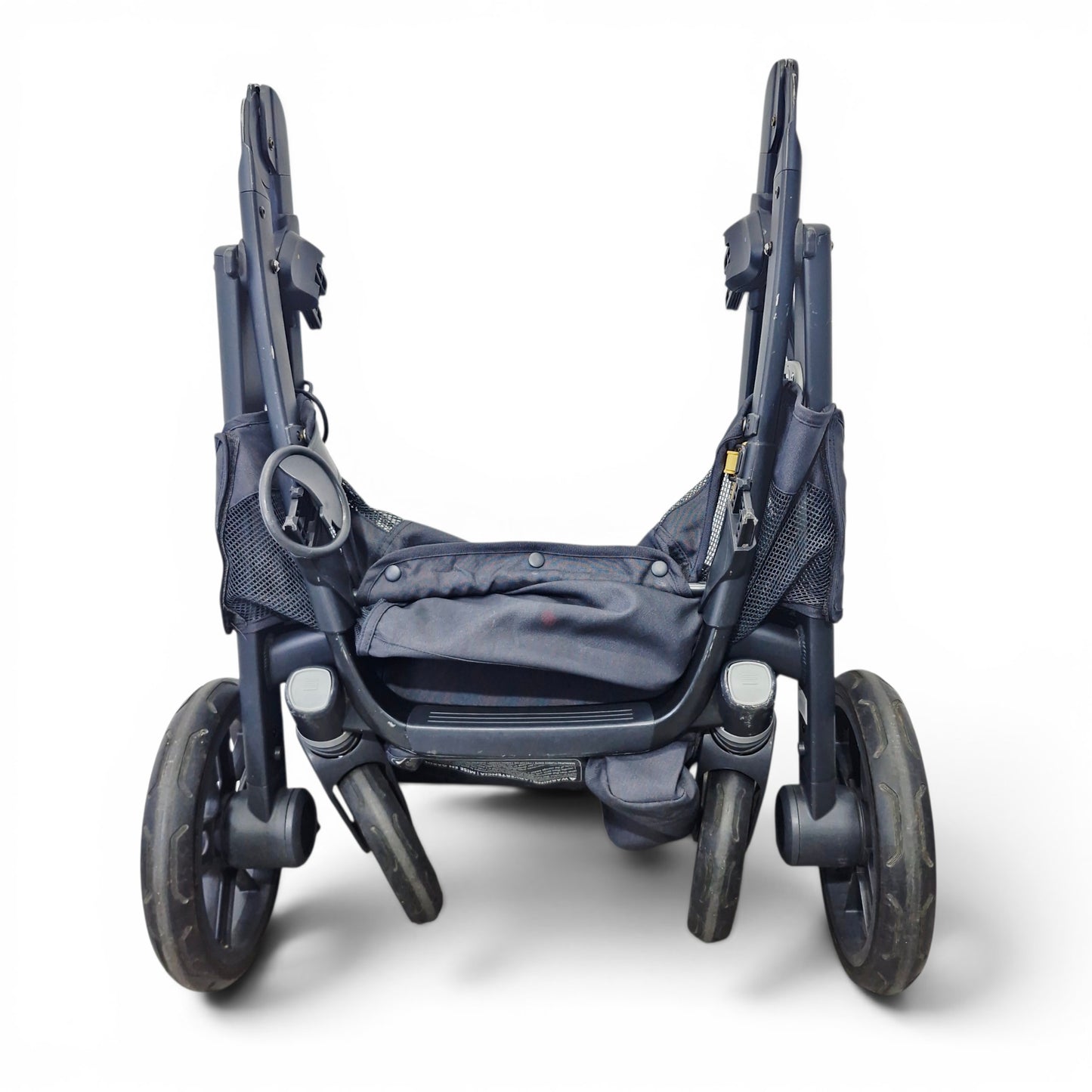 Coche Gemelar UPPAbaby Negro — Con Asientos Desmontables, Uso Individual o Doble | Usado