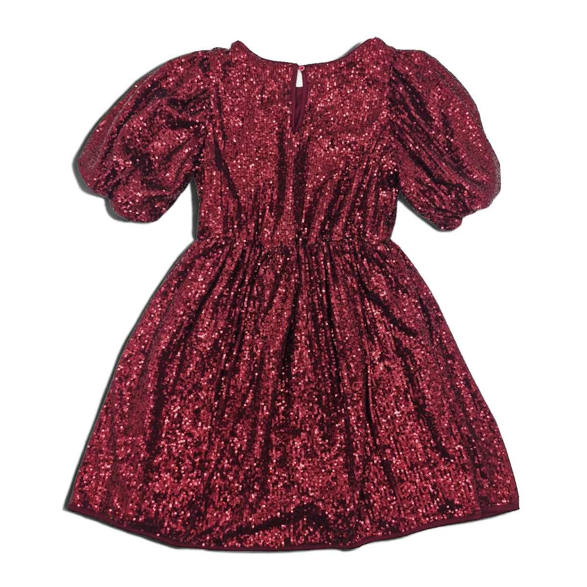 Vestido de gala con lentejuelas para niña — Talla 8 -9 | Usado