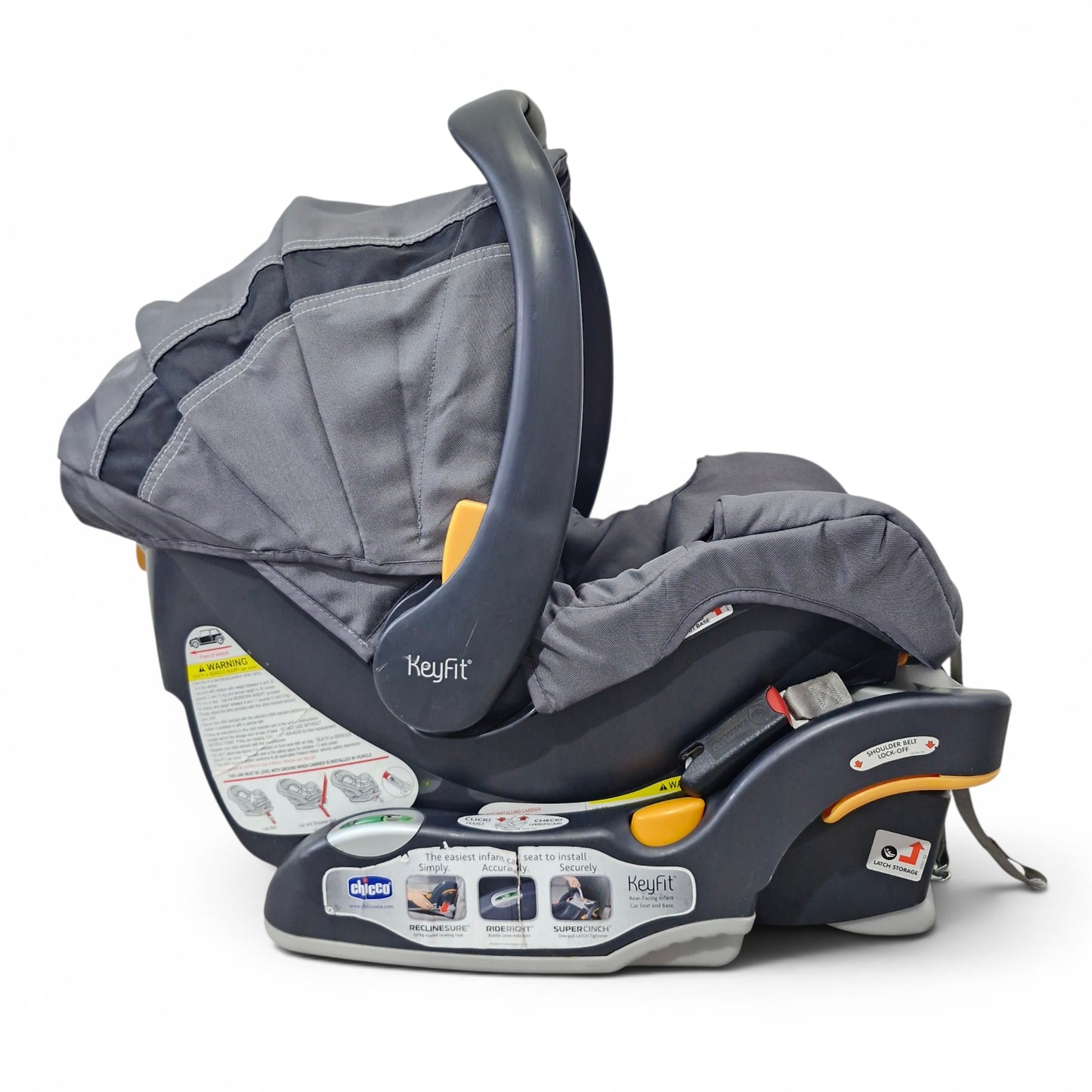 Coche Chicco Mini Bravo Sport Travel System Carbon Gris con Silla de Carro | Usado