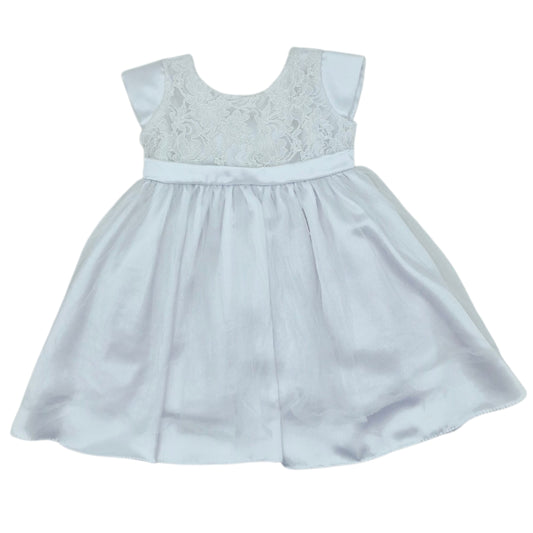Vestido blanco de gala para bebé niña — Talla 12 a 18 meses | Usado