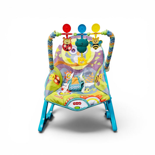 Silla Mecedora Vibradora Flibaby Multicolor — Completamente Funcional | Usada