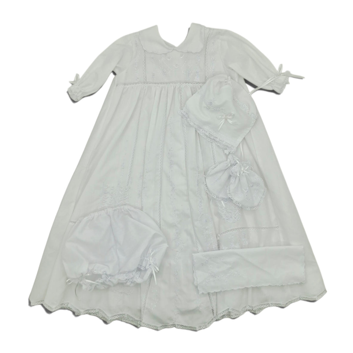Traje- ajuar de bautizo — Talla 6 a 12 meses | Usado