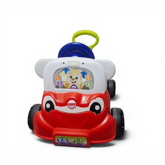 Andadera Carrito Montable Fisher Price 3 en 1 Rojo — Caminar, Saltar y Montar | Usado