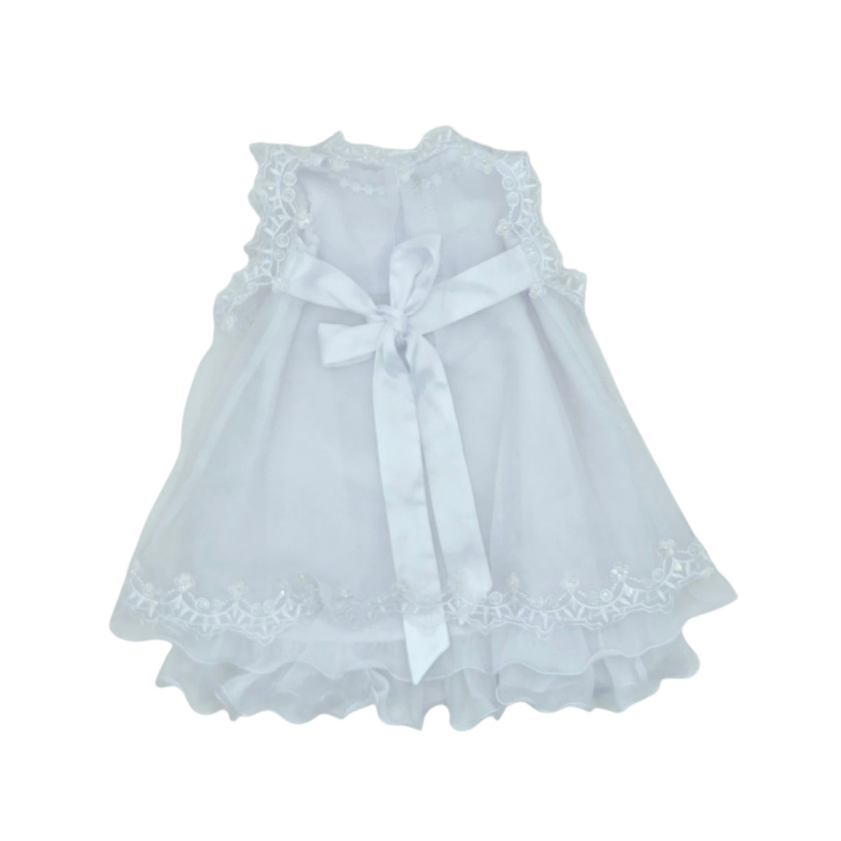 Vestido de bautizo - ajuar con capa — Talla 3 a 6 meses | Usado