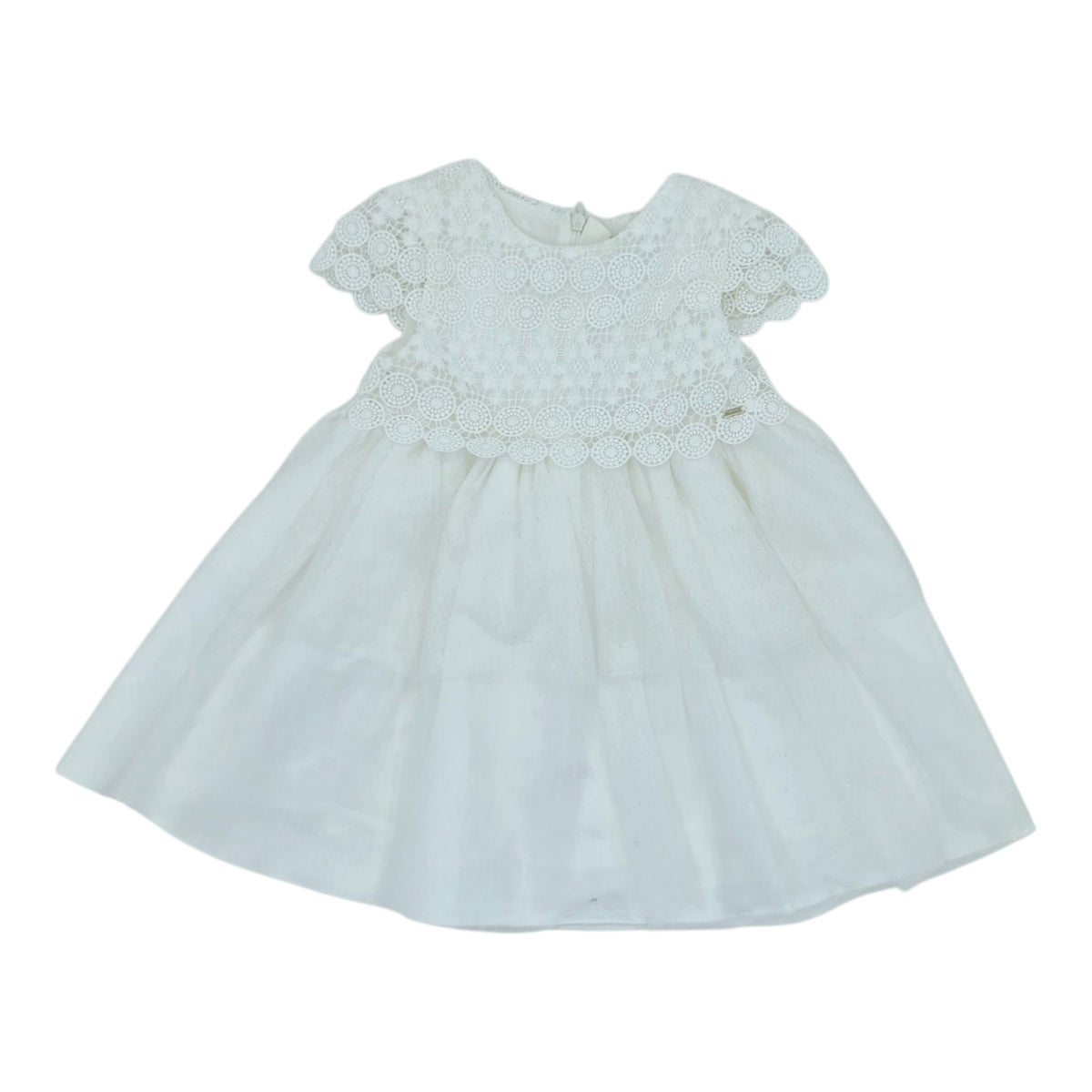 Vestido blanco de gala — Talla 18 a 24 meses | Usado