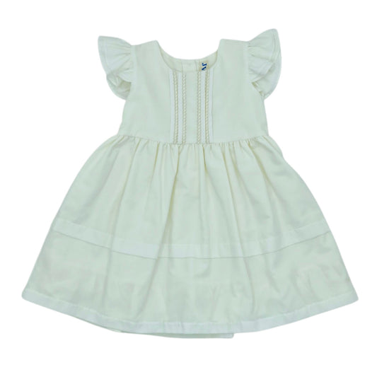 Vetido elegante color crema — Talla 24 a 36 meses | Usado