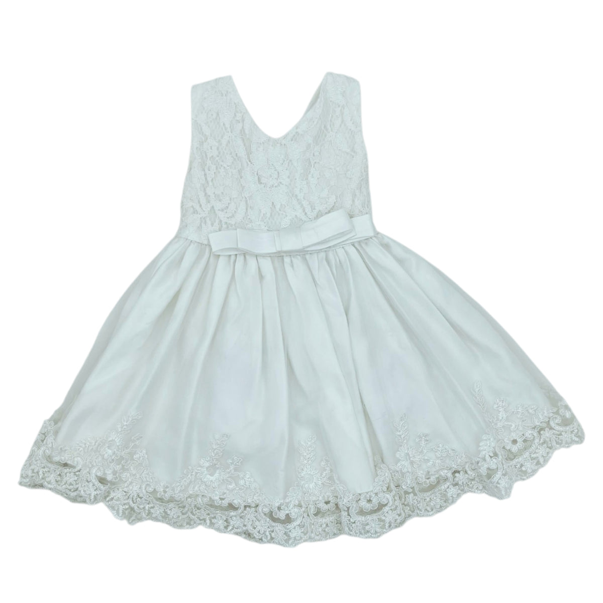 Vestido blanco crema — Talla 18 a 24 meses | Usado