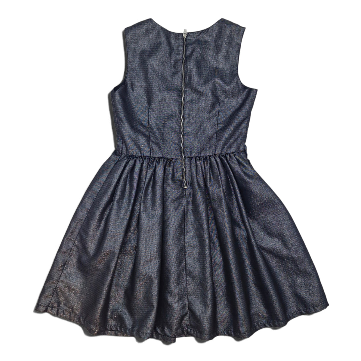 Vestido de Gala Negro brillante  con Glitter — Talla 11 -12 | Usado